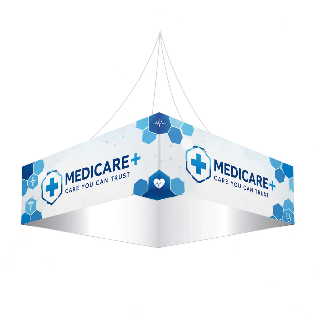 ONE CHOICE 10 ft. Square Hanging Banner