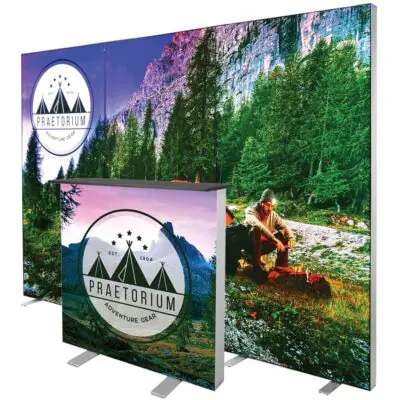 Illuminated Lightbox Backlit Banner Stand