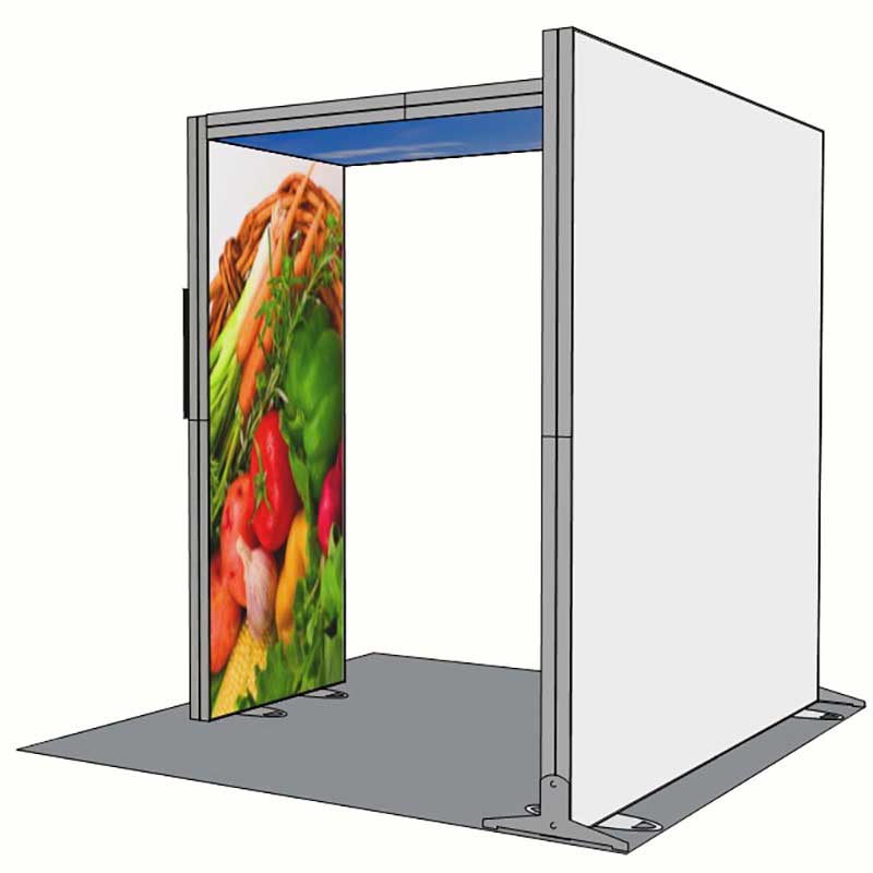 10ft Tall -118x118 Luminary Display with Bridge in the Center - Image 4