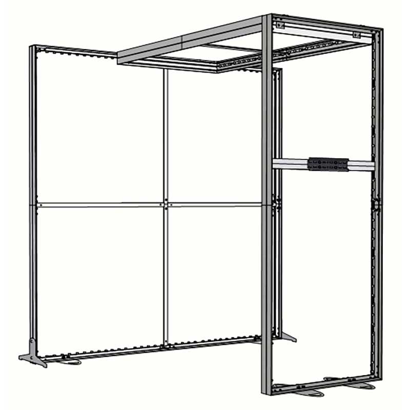 10ft Tall -118x118 Luminary Display with Bridge in the Center - Image 6