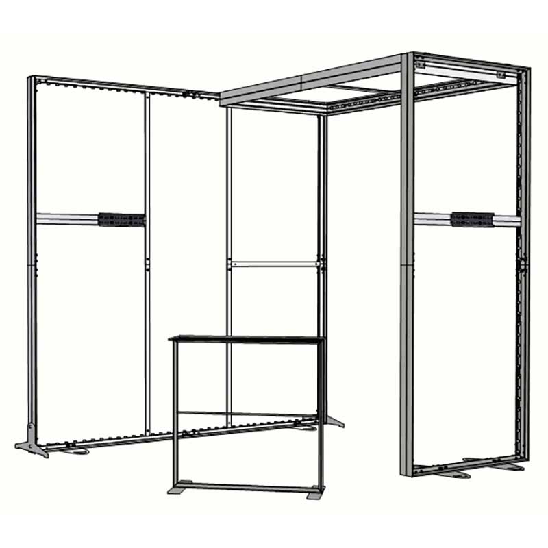 10ft Tall - 118x118 Luminary Display with Bridge on Right - Image 6
