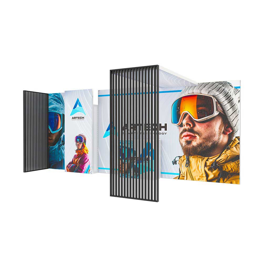 Modco Louver 22 20×10 Modular Trade Show Display