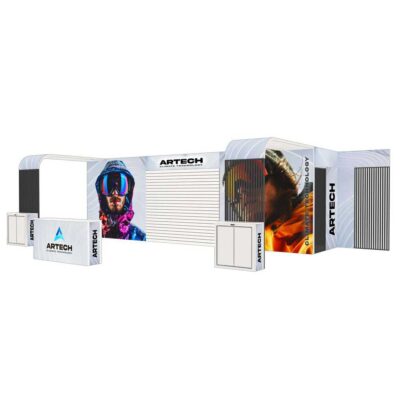 Modco Louver 27 40×20 Modular Trade Show Display