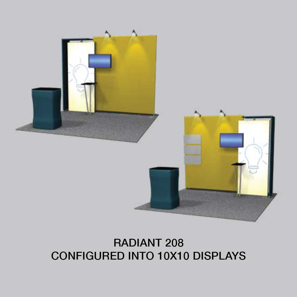 Featherlite Radiant – 10x20 RDT-208 Backlit Display - Image 2