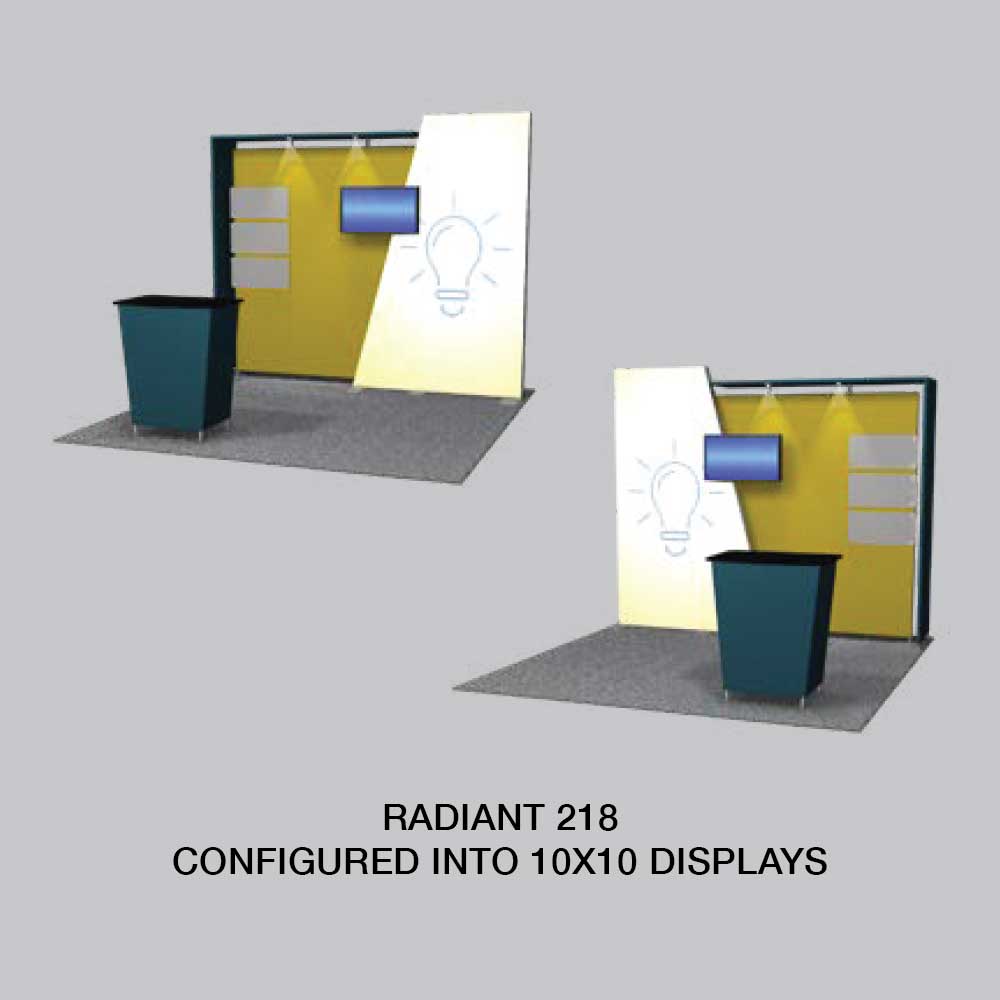 Featherlite Radiant – 10x20 RDT-218 Backlit Display - Image 2