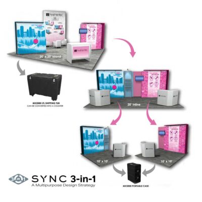 Featherlite Sync 3-in-1 Modular Displays