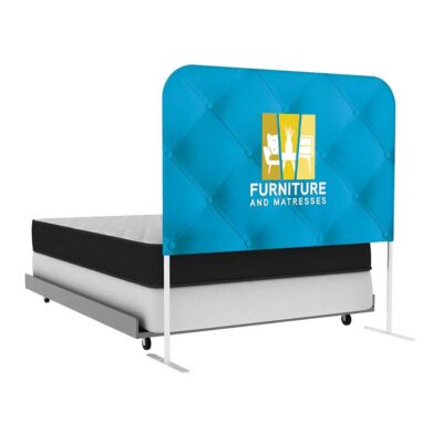 Queen size retail display headboards for mattress stores and showroom displays