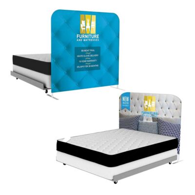 Custom Graphic Headboards for Mattress Stores & Retail Showrooms