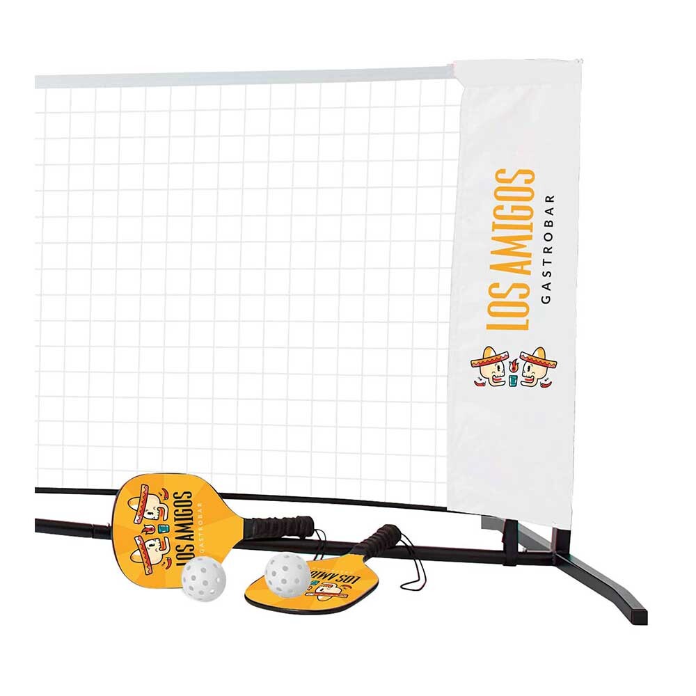 Pickleball Set - Double-Sided Graphic Paddles and Non-Printed Carry Case - Image 3