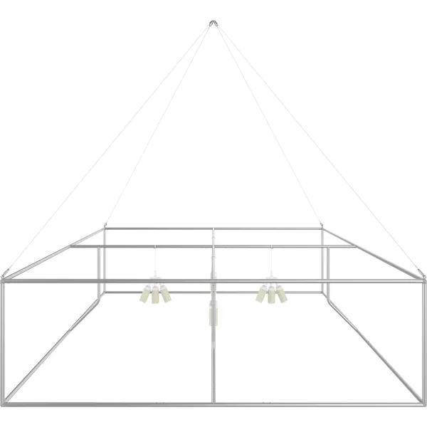 8Ft x 4Ft Backlit Square Hanging Structure - Image 4