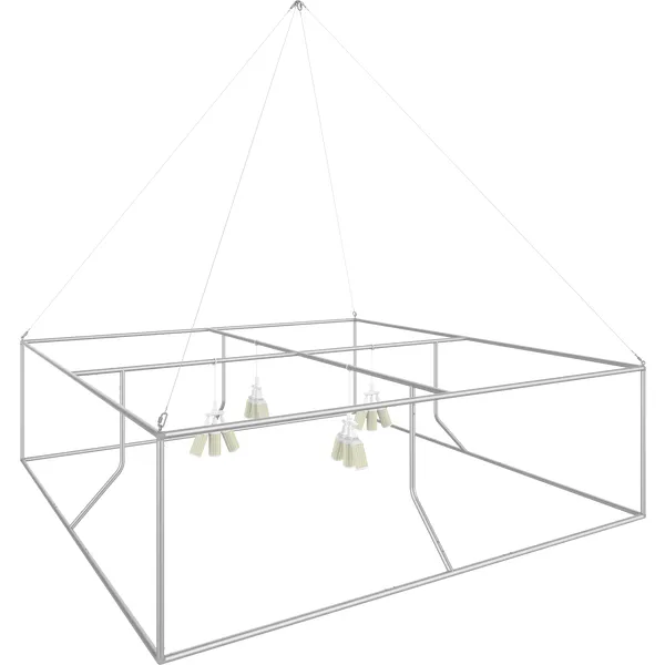8Ft x 4Ft Backlit Square Hanging Structure - Image 3