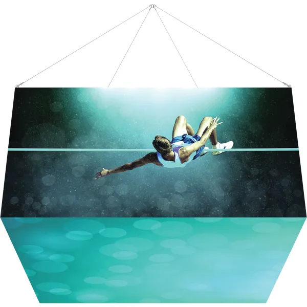 8Ft x 4Ft Backlit Square Hanging Structure - Image 5