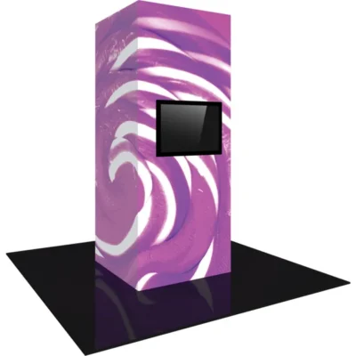 Vector Frame Modular Backlit Monitor Tower 04 (4' x 10')