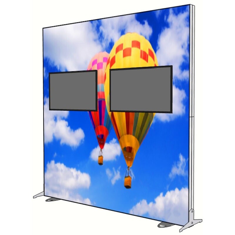 118" X 118" Igniter Freestanding Light Box with Left and Right Monitor Display - Image 3
