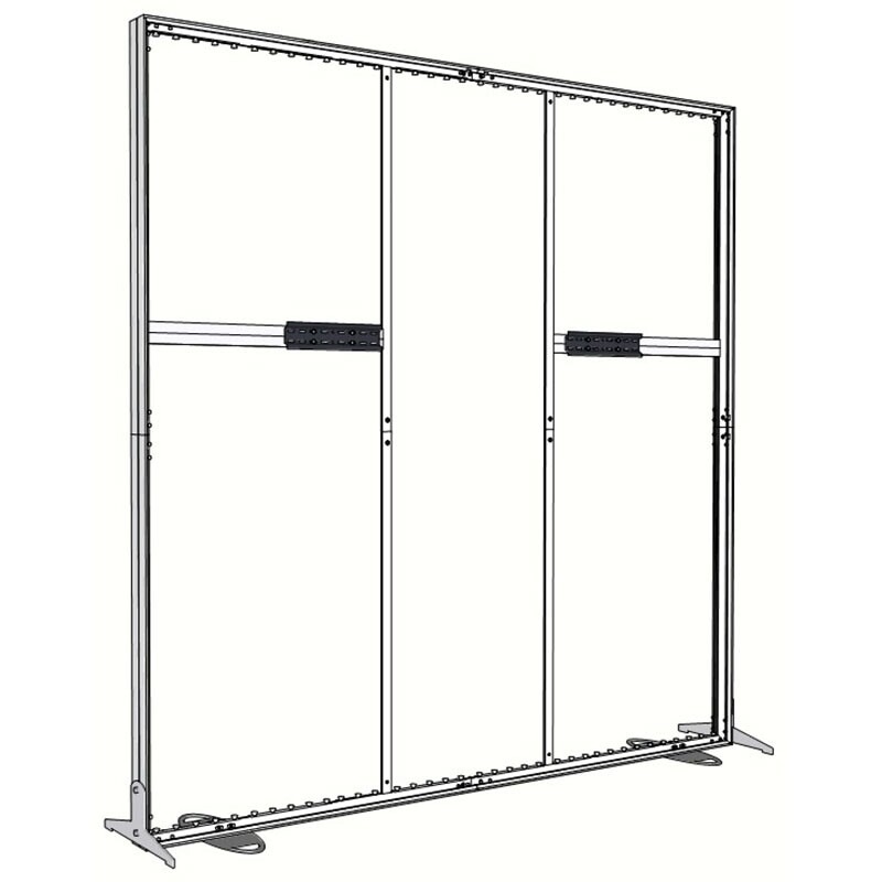 118" X 118" Igniter Freestanding Light Box with Left and Right Monitor Display - Image 4