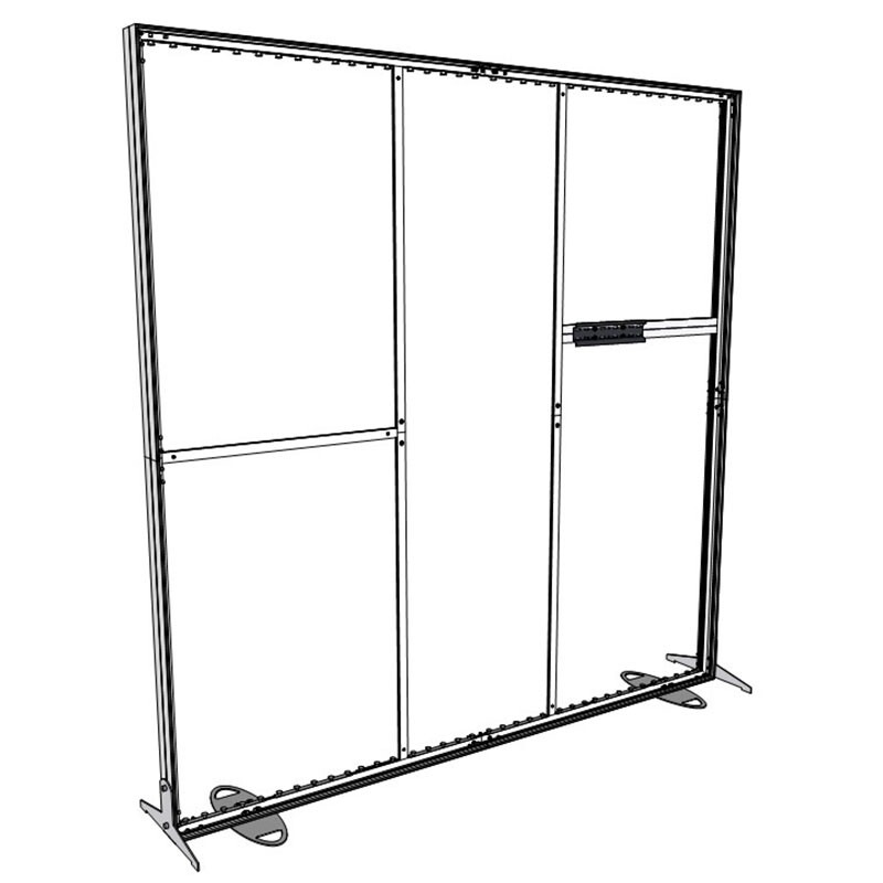 118" X 118" Igniter Freestanding Light Box TV Right Display - Image 10