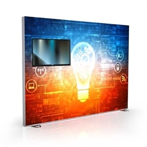 118" X 96" Igniter Freestanding Light Box Right Monitor Display Single-Sided
