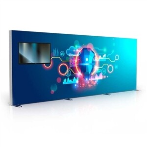 20ft Igniter Freestanding Light Box Monitor Left