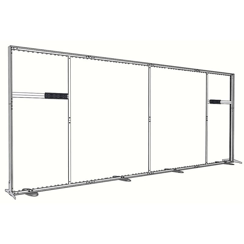 238" X 96" Igniter Freestanding Light Box Left and Right Monitors - Image 4