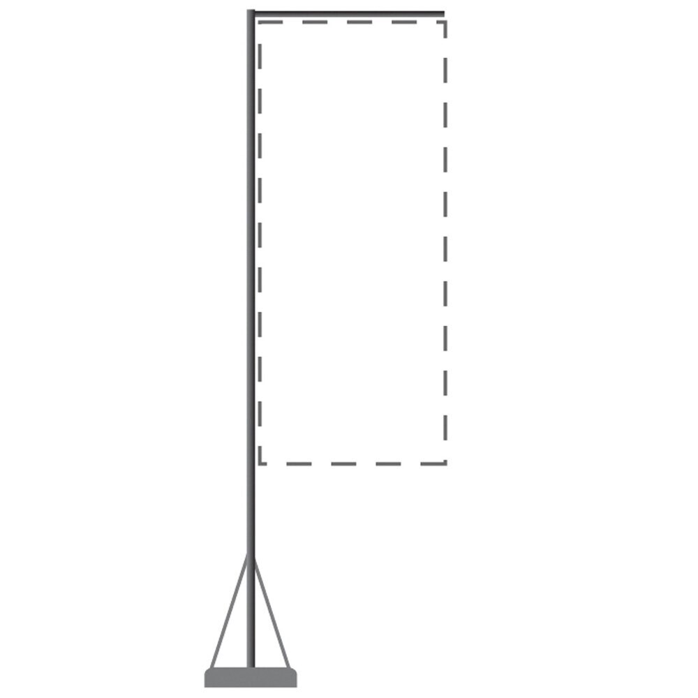 23 ft. Mondo Outdoor Banner Flagpole (Hardware Only)