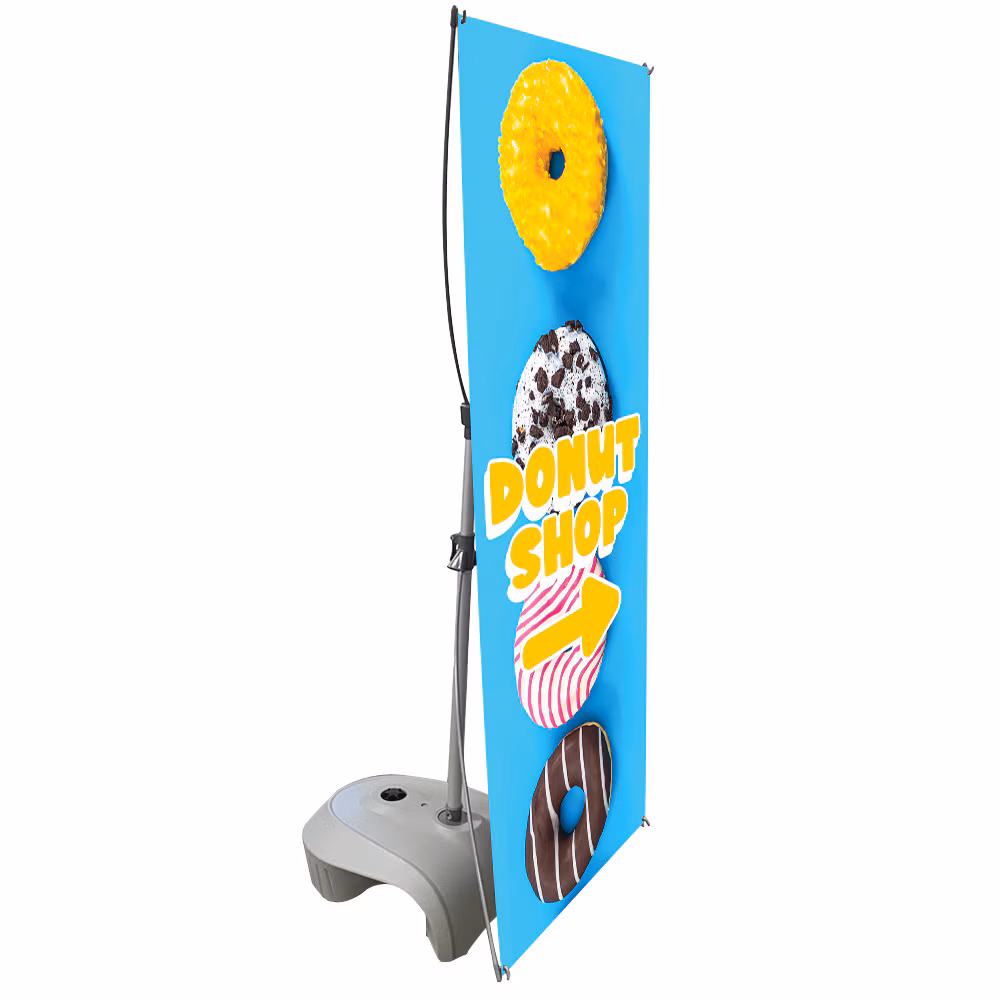 Zeppy Single-Sided Outdoor Banner Stand - Image 8