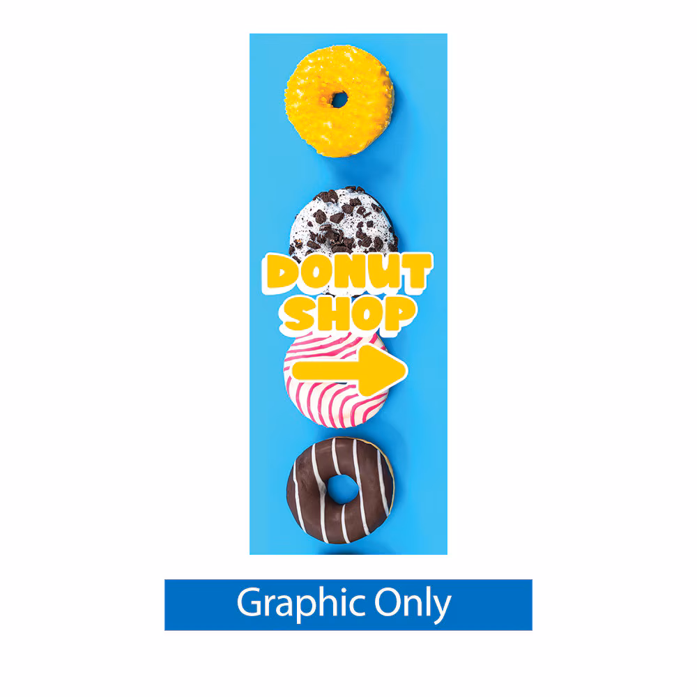 Zeppy Single-Sided Outdoor Banner Stand - Image 4