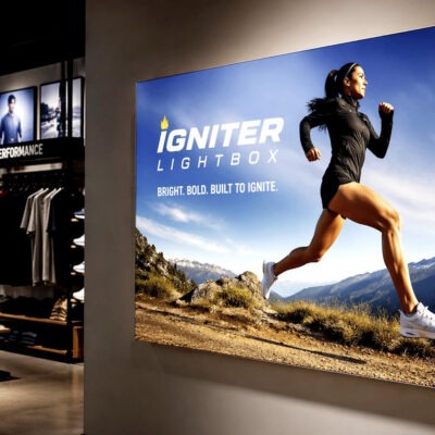 Wall Mount Light Box Displays | Illuminated & Backlit LED Displays