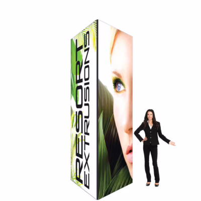Big Sky Square Tower Black Frame with Backlit