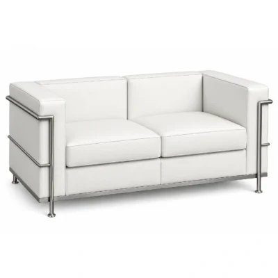 White Love Seat