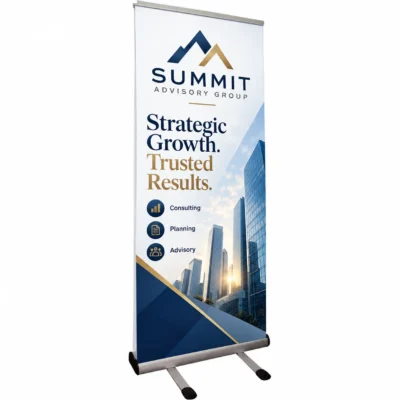 Thunder Outdoor Banner Stand (Double Sided)